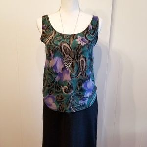 5/$10 Vintage Printed Tank